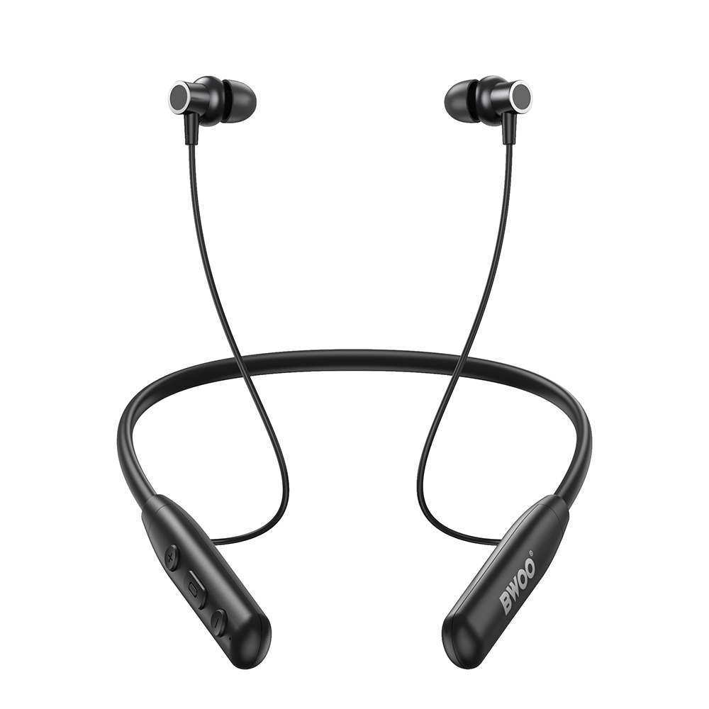 BWOO BW870 Nyakpántos Bluetooth Fülhallgató – Sztereó Hangzás, Fekete
