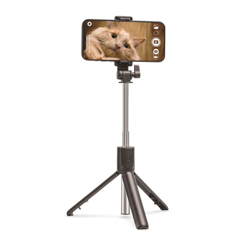 Setty SBST-02 Bluetooth Selfie Stick Állvánnyal – Fekete – 3. kép
