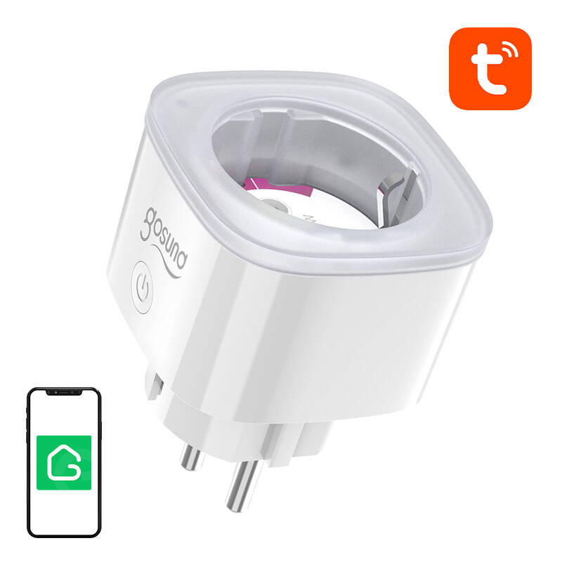 Gosund EP8 Tuya WiFi okos konnektor 16A – Távoli vezérlés, energiafigyelés – 2. kép