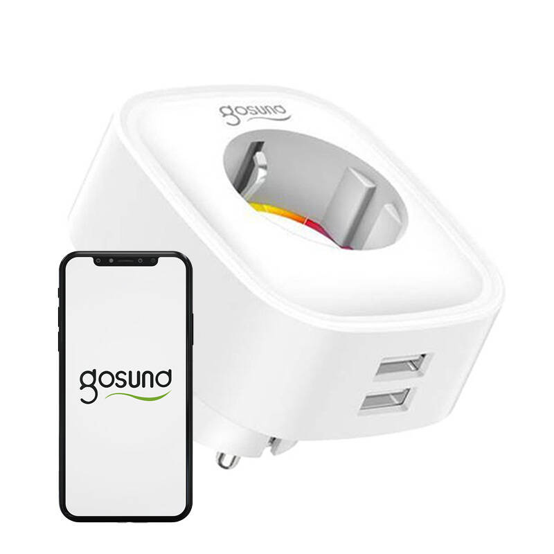 Gosund SP112 WiFi okos konnektor 16A – Intelligens WiFi dugalj fogyasztásmérővel és 2 USB porttal – 5. kép
