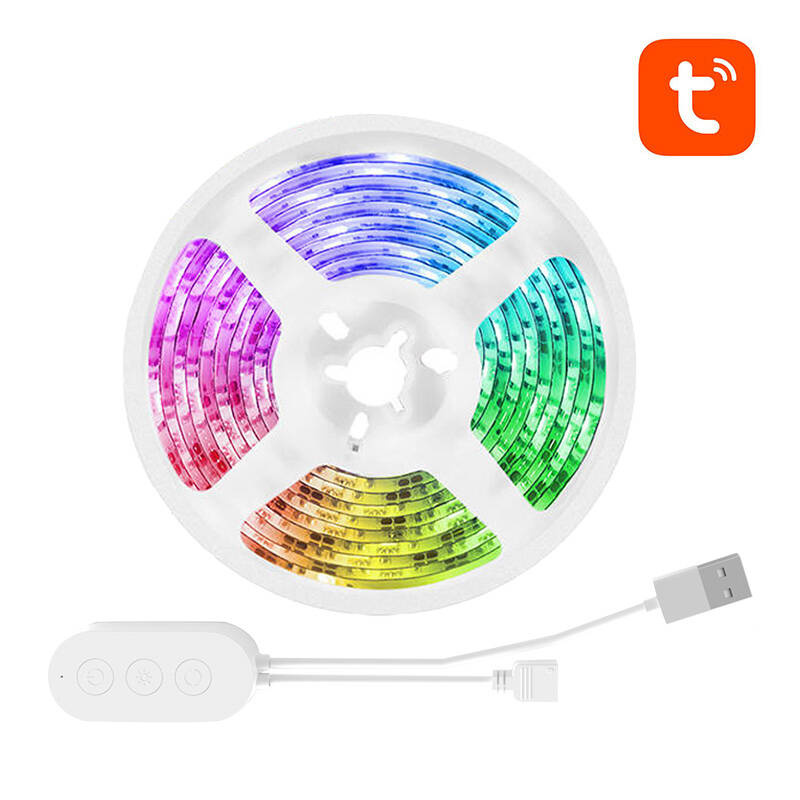 Gosund SL1 Okos WiFi RGB LED szalag – USB, 2,8 m, Tuya / Smart Life kompatibilis – 2. kép