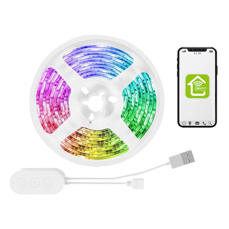 Gosund SL1 Okos WiFi RGB LED szalag – USB, 2,8 m, Tuya / Smart Life kompatibilis – 5. kép