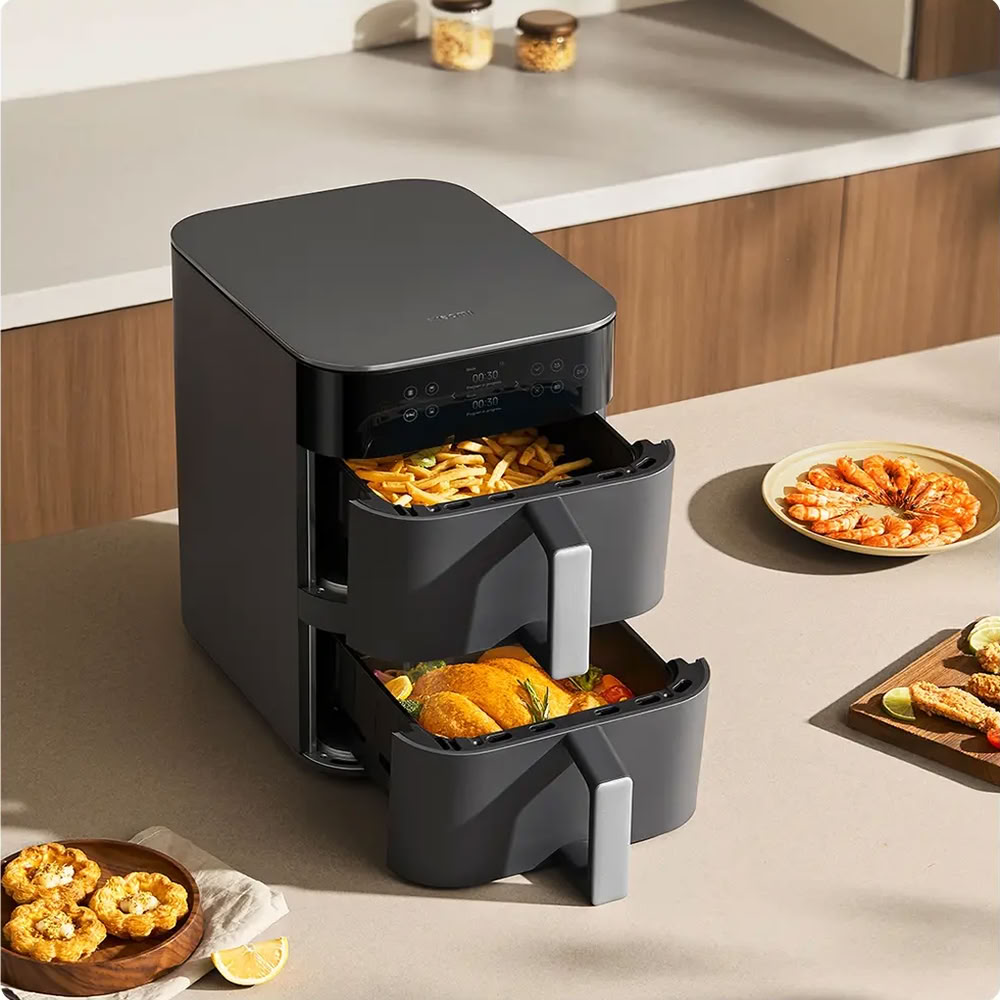 Xiaomi Smart Double Stack Air Fryer 12L – dupla kosaras forrólevegős sütő (12 L) – 3. kép