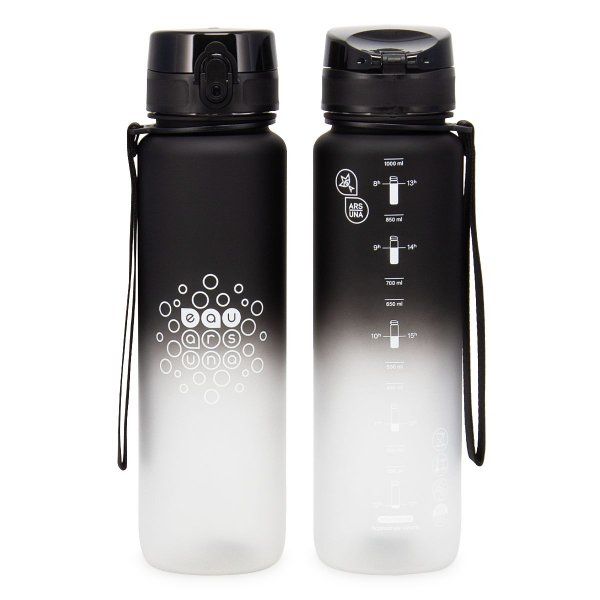 Ars Una Motivációs Kulacs Black-White 1000 ml