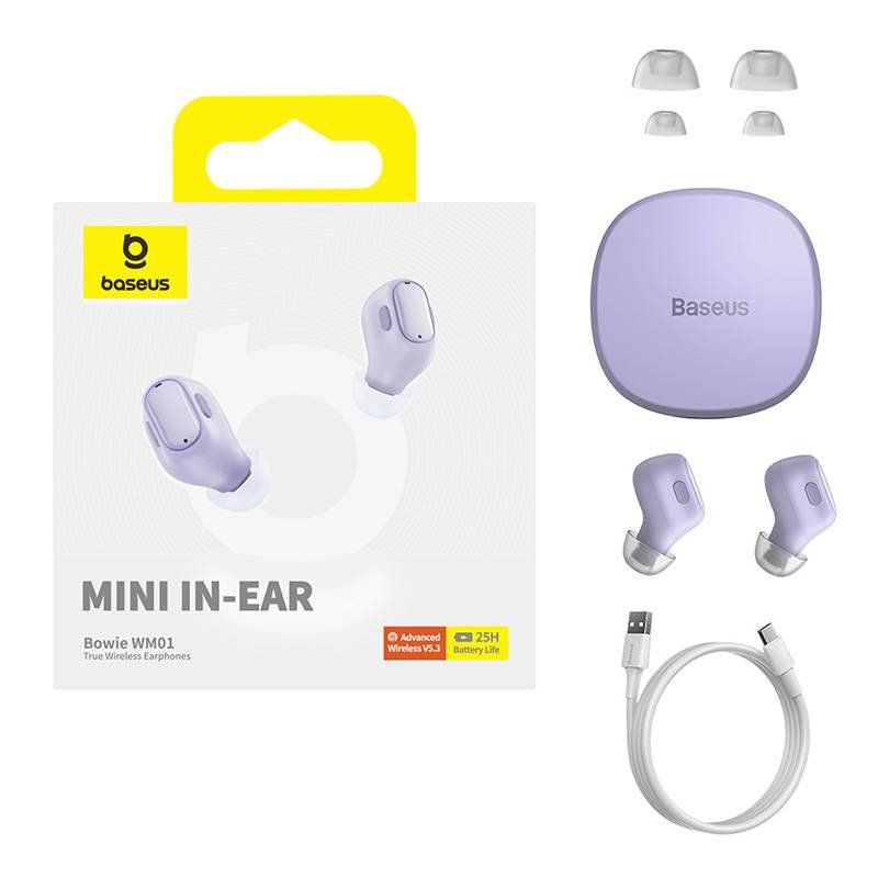 Baseus Bowie WM01 TWS Fülhallgató – Kicsi, Okos, Mindig Kéznél! – 7. kép