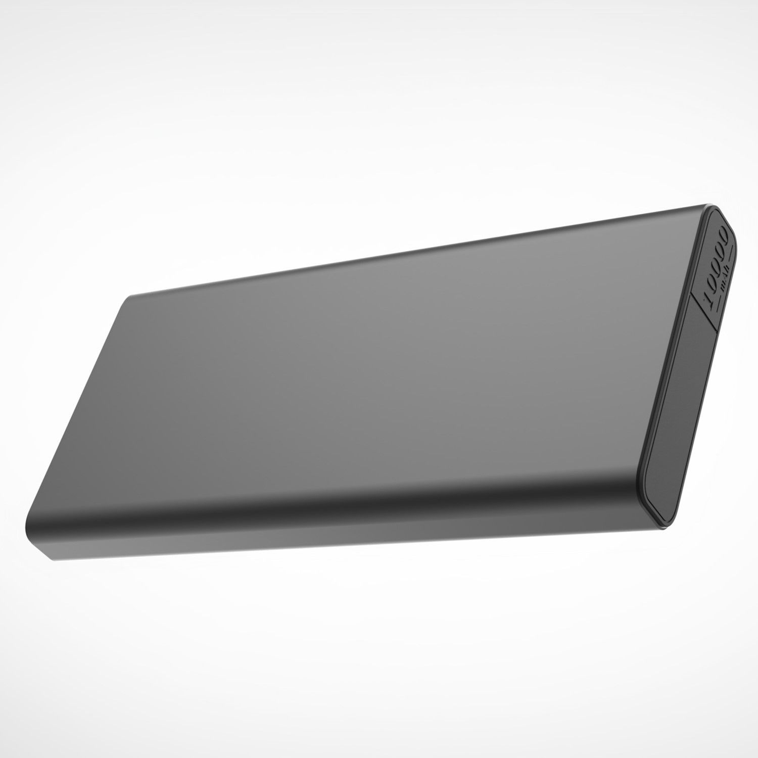 QUALO QPB10-LD-23-18 10000mAh Powerbank, LED Kijelzővel, 23W, Gyors Töltés, Szürke – 3. kép