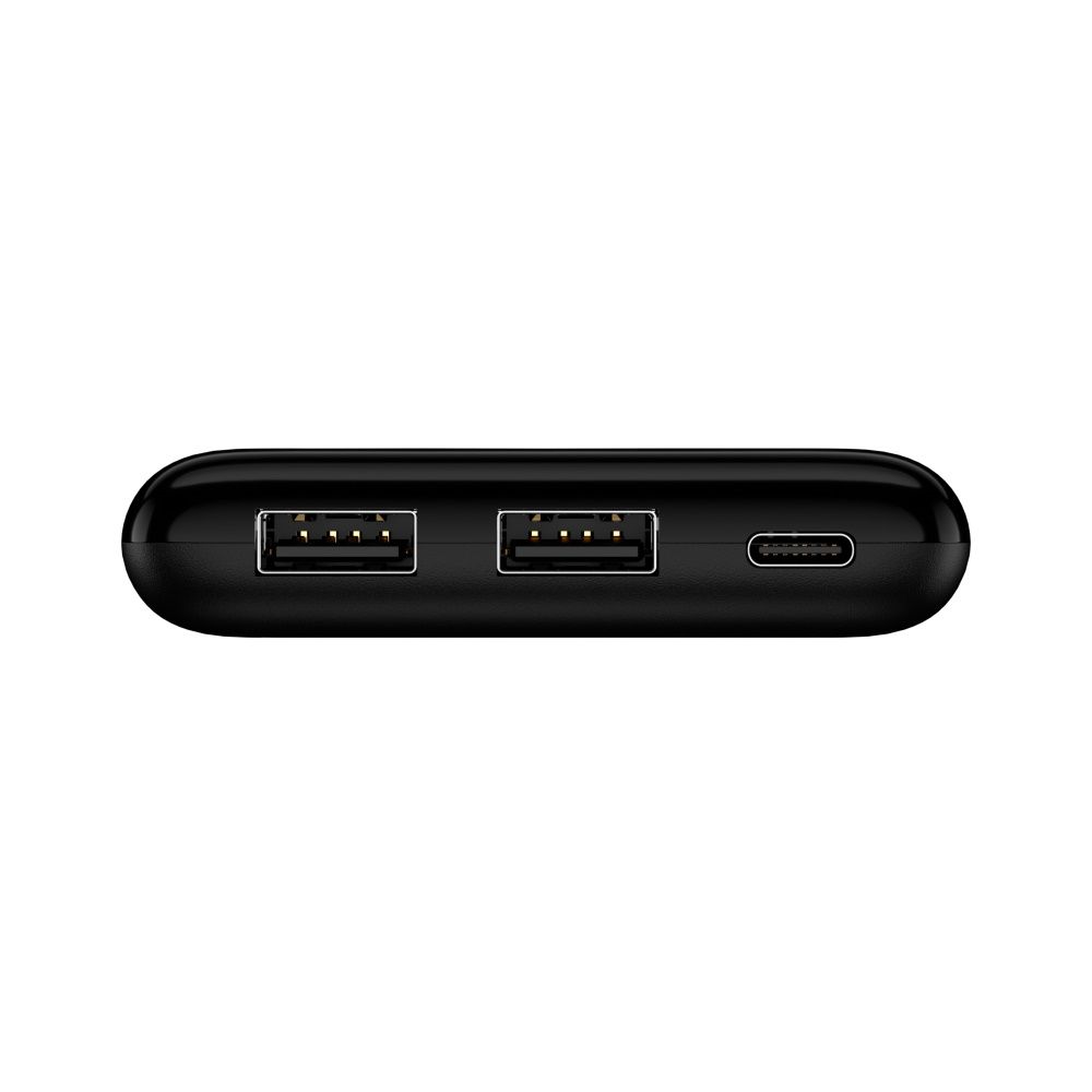 Setty SPBL-10 10000mAh Powerbank, LCD  – Gyors Töltés és LCD Kijelző, Fekete – 5. kép