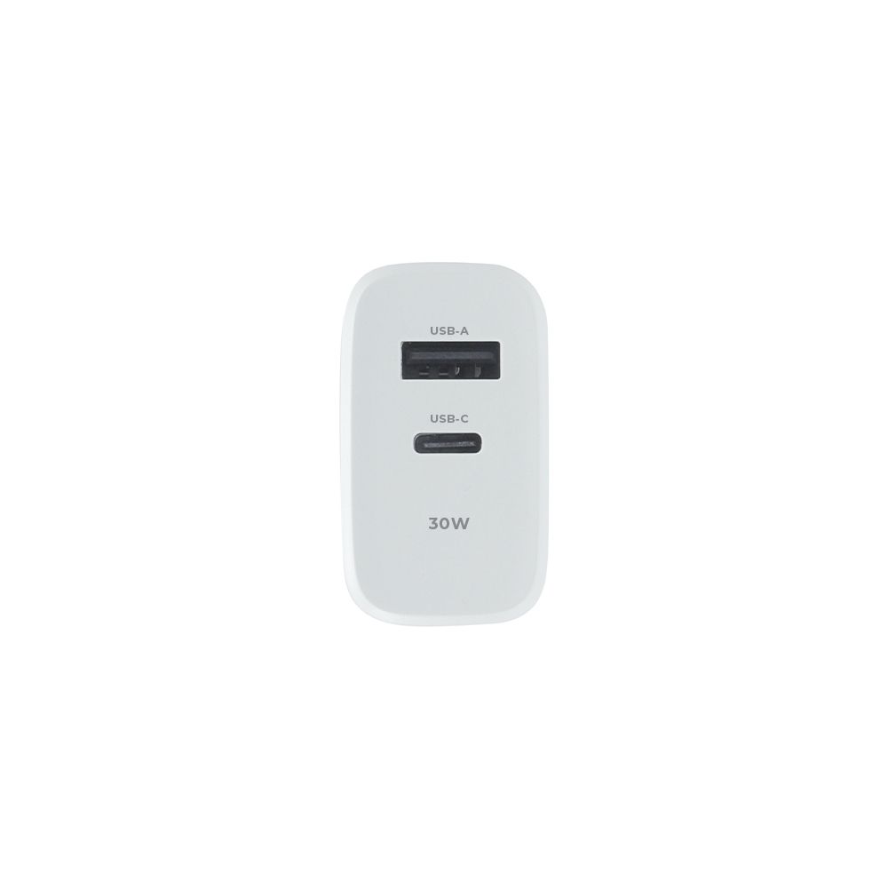 Maxlife MXTC-10-30AC USB-C + USB hálózati töltő – 30W, fehér – 3. kép