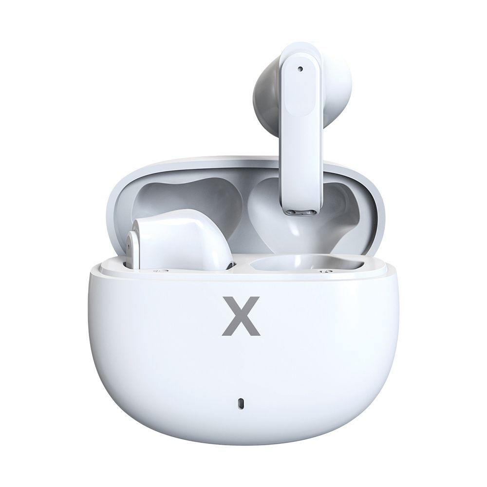 Maxlife MXBE-03 TWS Bluetooth vezeték nélküli fülhallgató – Fehér, töltőtokkal