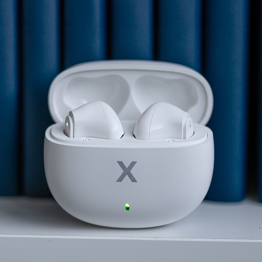 Maxlife MXBE-03 TWS Bluetooth vezeték nélküli fülhallgató – Fehér, töltőtokkal – 8. kép