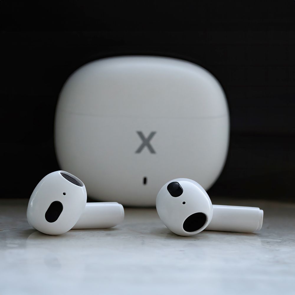 Maxlife MXBE-03 TWS Bluetooth vezeték nélküli fülhallgató – Fehér, töltőtokkal – 12. kép