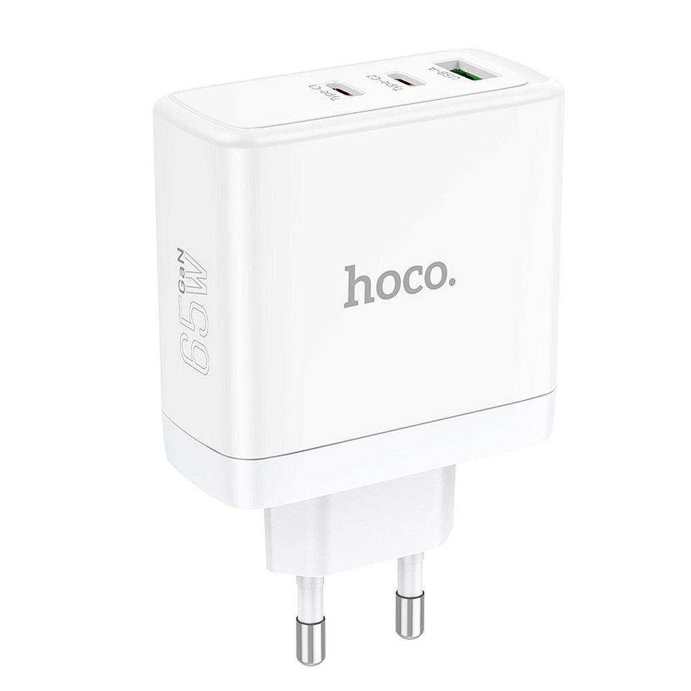 Hoco N30 GaN 65W gyorstöltő – 2× USB-C + USB-A, Power Delivery, Quick Charge, laptop töltéshez – 4. kép