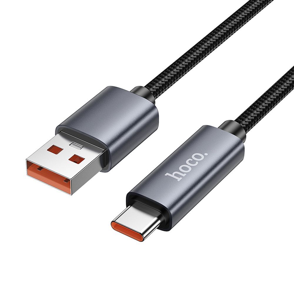 Hoco X112 USB-A – USB-C gyorstöltő és adatkábel digitális kijelzővel 5A, 1 méter – 4. kép