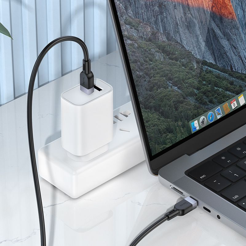 Hoco X109 USB-C – USB-C szilikon gyorstöltő kábel, 60W, 3 méter – 4. kép