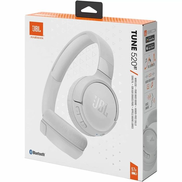 JBL Tune 520BT Bluetooth Fejhallgató, 57 óra üzemidő, JBL Pure Bass, Bluetooth 5.3, összecsukható – 7. kép