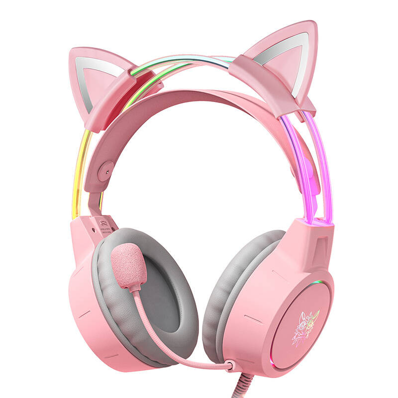 ONIKUMA X15 PRO RGB Gaming Fejhallgató – 50 mm driver, zajszűrős mikrofon, USB + 3,5 mm, Fekete – 4. kép