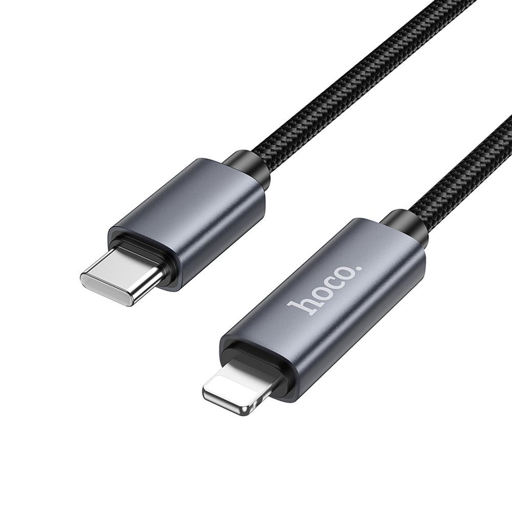 Hoco X112 USB-C – Lightning PD 27W gyorstöltő kábel digitális teljesítménykijelzővel – 5. kép