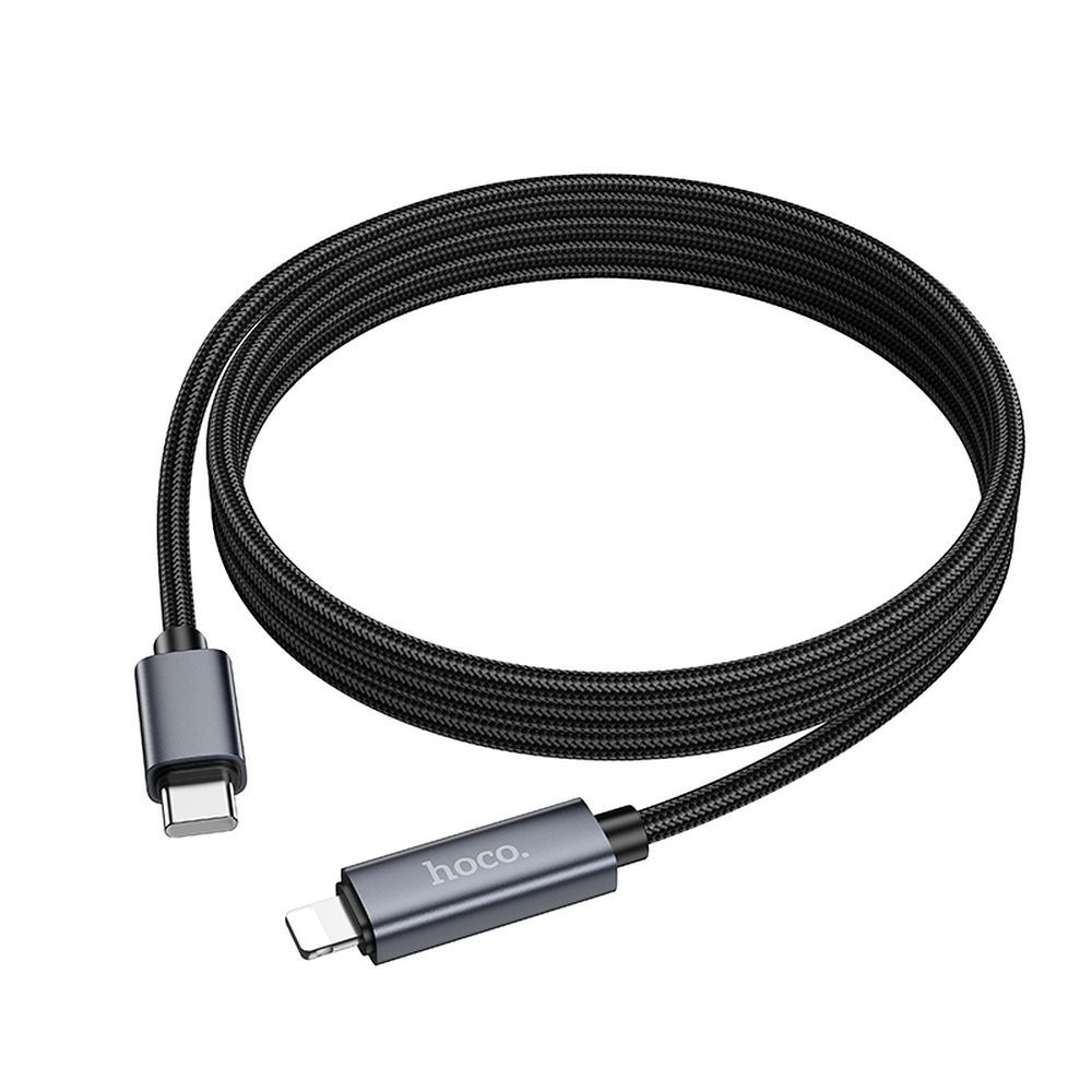Hoco X112 USB-C – Lightning PD 27W gyorstöltő kábel digitális teljesítménykijelzővel – 3. kép