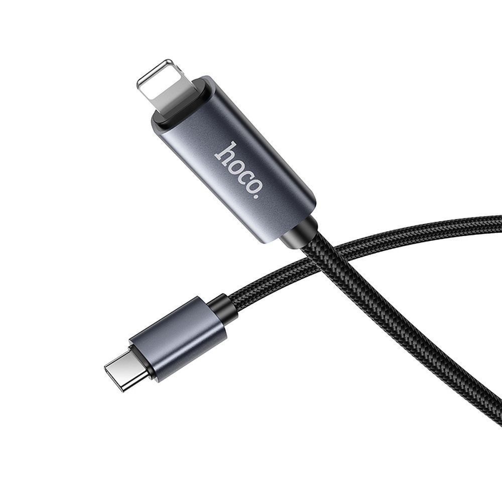 Hoco X112 USB-C – Lightning PD 27W gyorstöltő kábel digitális teljesítménykijelzővel – 4. kép