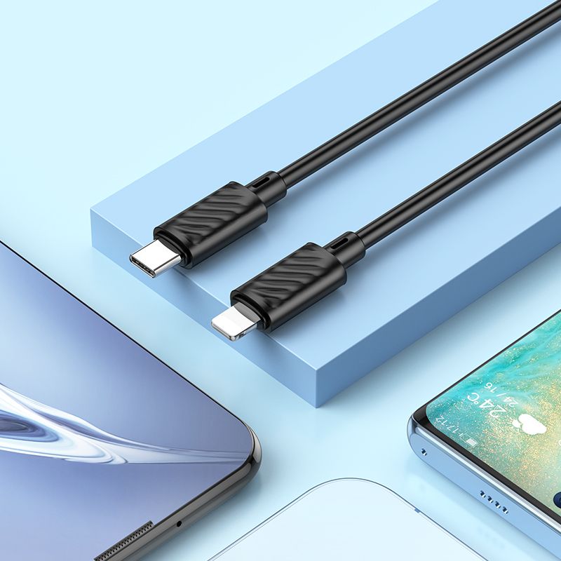 Hoco X88 USB-C – Lightning gyorstöltő és adatkábel – PD 27W, 2 méter – 5. kép