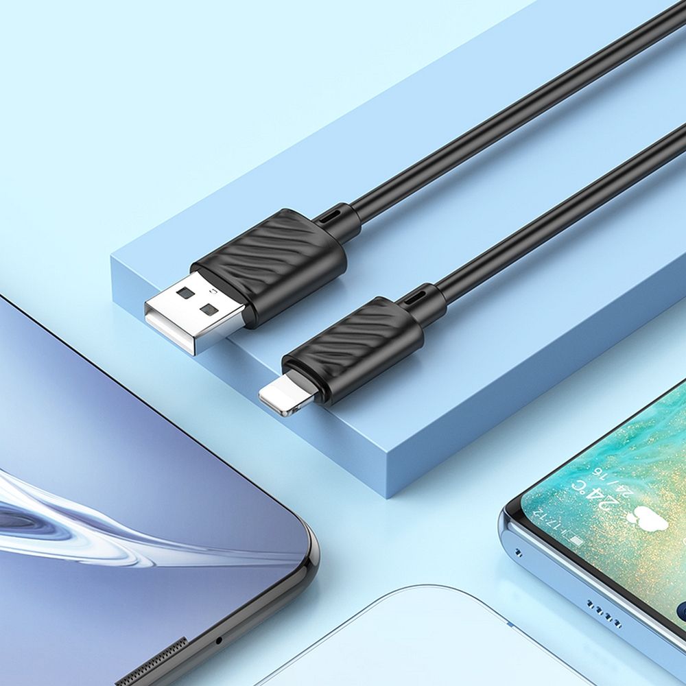 Hoco X88 USB-A – Lightning töltőkábel 2,4A, 1 méter – 4. kép