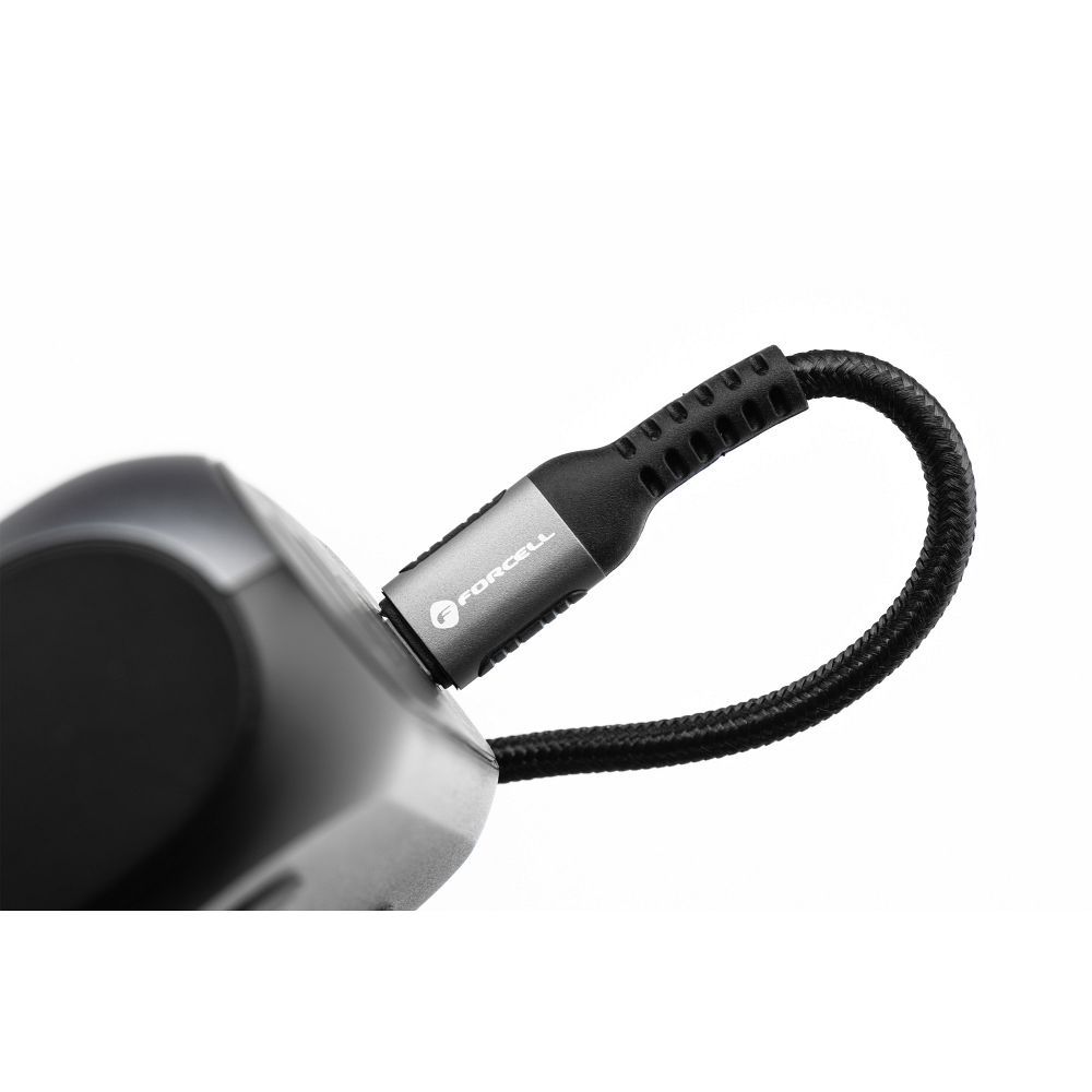 Forcell F-Energy C259 USB-C – Lightning Kábel PD 27W, 3A, 1,2m – Cafule fonott gyorstöltő és adatkábel – 5. kép