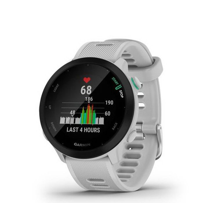 Garmin Forerunner 55 GPS Futó Okosóra – 42 mm, Akár 14 Napos Üzemidő, Edzéstervezés és Pulzusmérés
