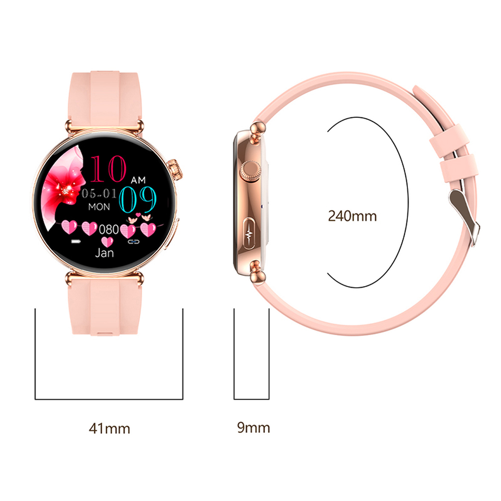 Szelina Okosóra – Elegáns AMOLED kijelzővel, Bluetooth hívással és intelligens egészségfigyelő funkciókkal, ajándék fém pótszíjjal – 7. kép