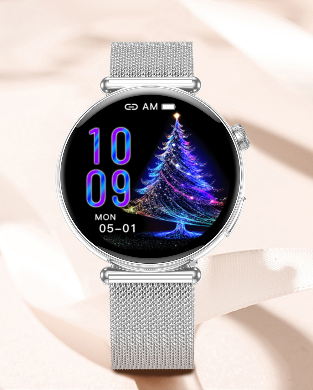 Szelina Okosóra – Elegáns AMOLED kijelzővel, Bluetooth hívással és intelligens egészségfigyelő funkciókkal, ajándék fém pótszíjjal – 16. kép