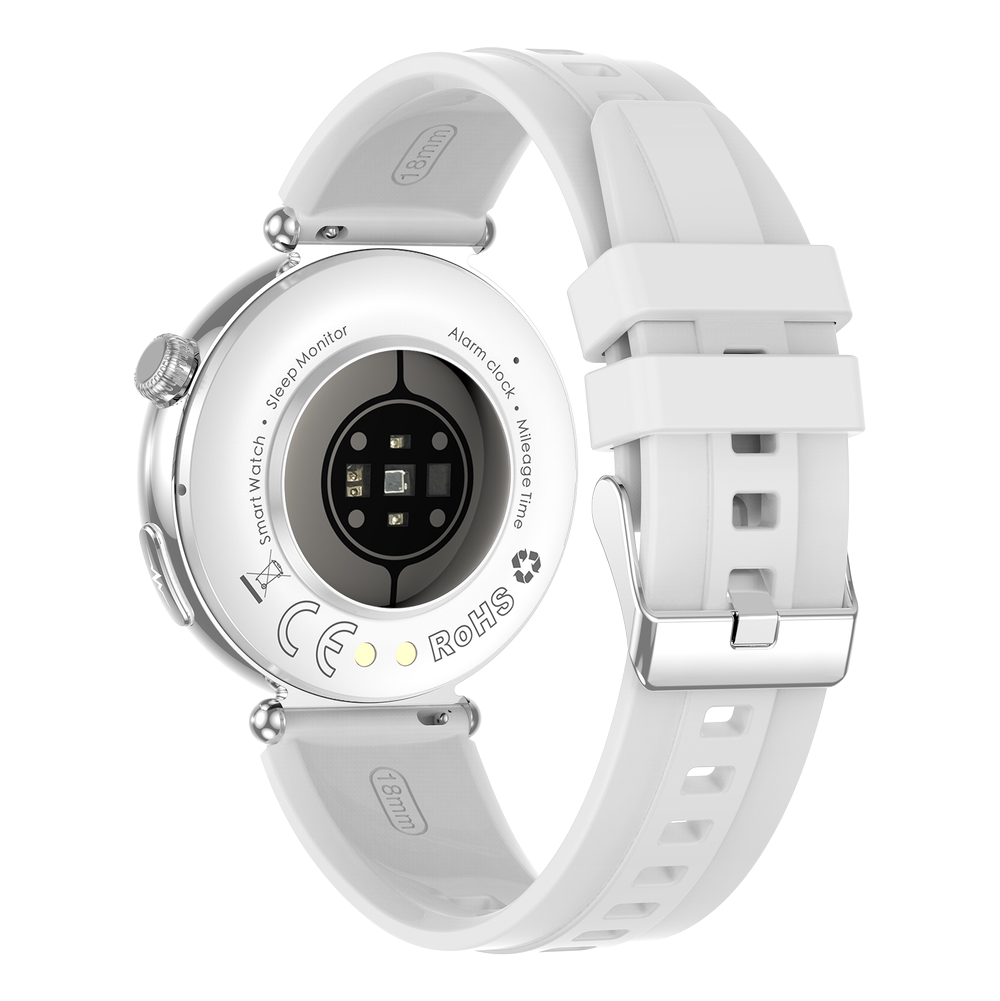 Szelina Okosóra – Elegáns AMOLED kijelzővel, Bluetooth hívással és intelligens egészségfigyelő funkciókkal, ajándék fém pótszíjjal – 6. kép