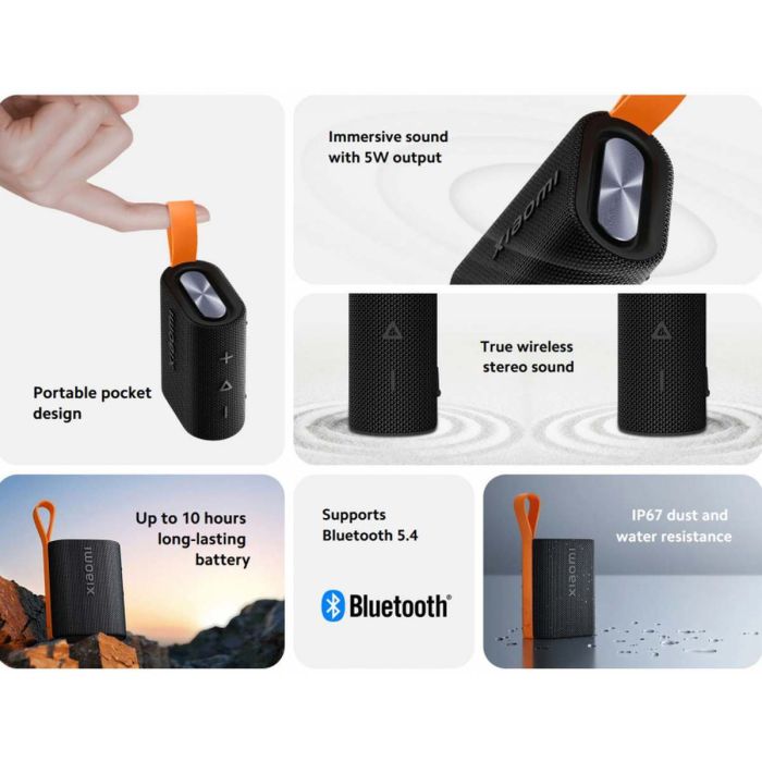 Xiaomi Mi Sound Pocket 5W – Kompakt Bluetooth hangszóró erőteljes hangzással – 6. kép