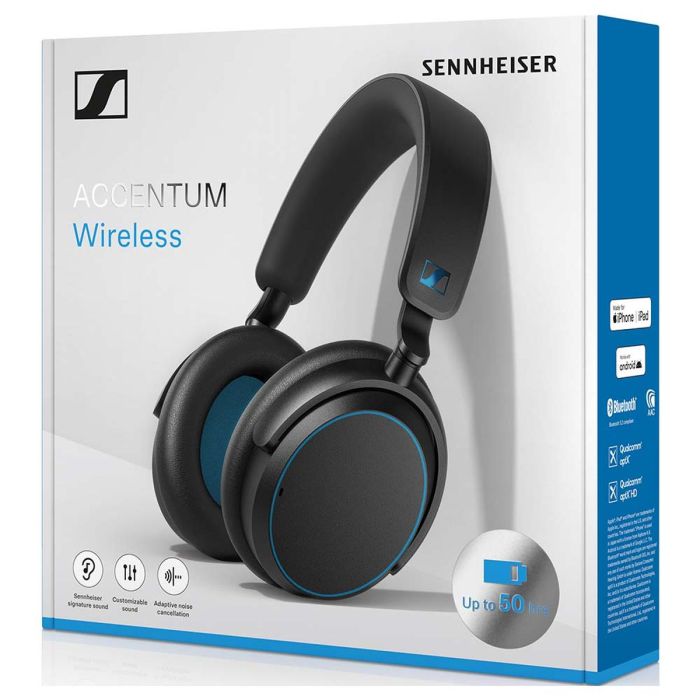 Sennheiser ACCENTUM – Vezeték Nélküli Over-Ear Fejhallgató Hybrid ANC Zajszűréssel és Akár 50 Órás Üzemidővel – 4. kép