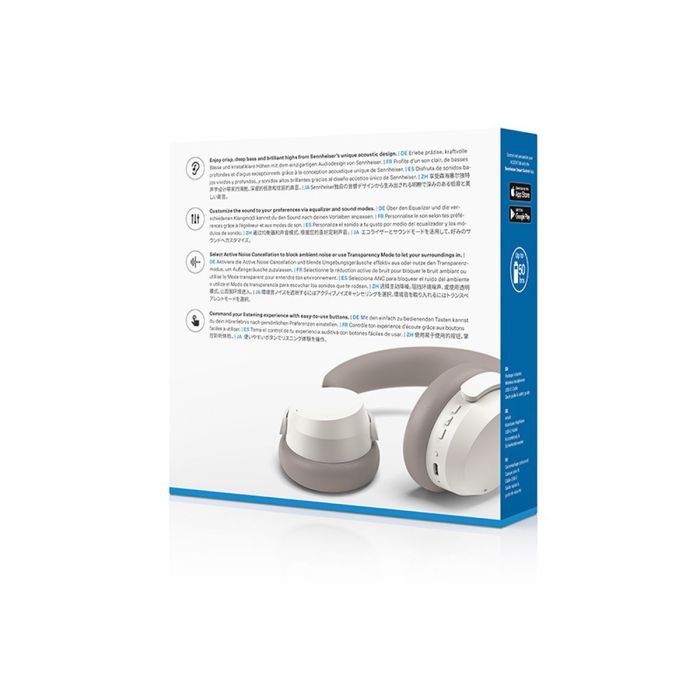 Sennheiser ACCENTUM – Vezeték Nélküli Over-Ear Fejhallgató Hybrid ANC Zajszűréssel és Akár 50 Órás Üzemidővel – 10. kép