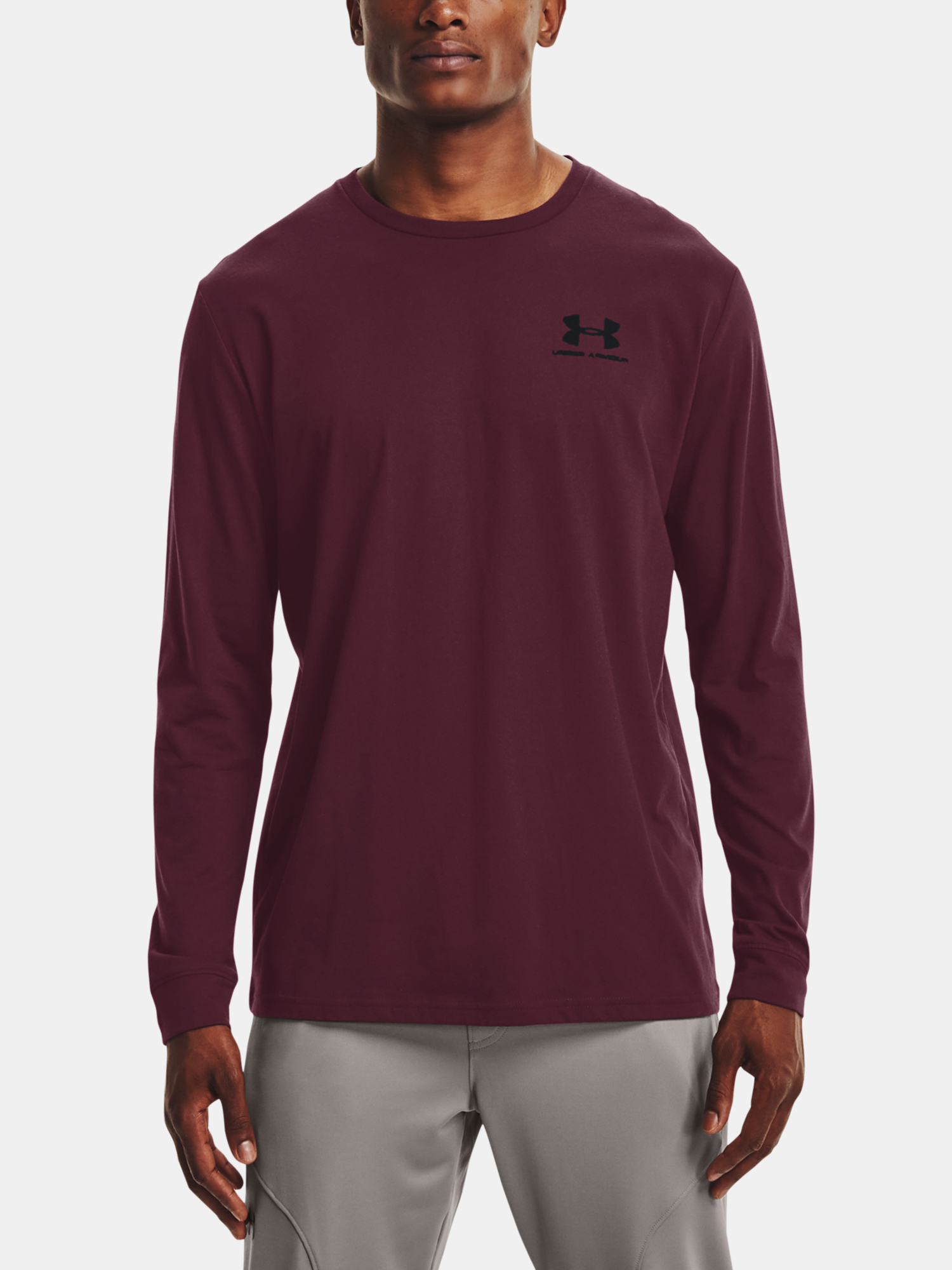 Under Armour Férfi Hosszú Ujjú Póló SPORTSTYLE LEFT CHEST LS póló