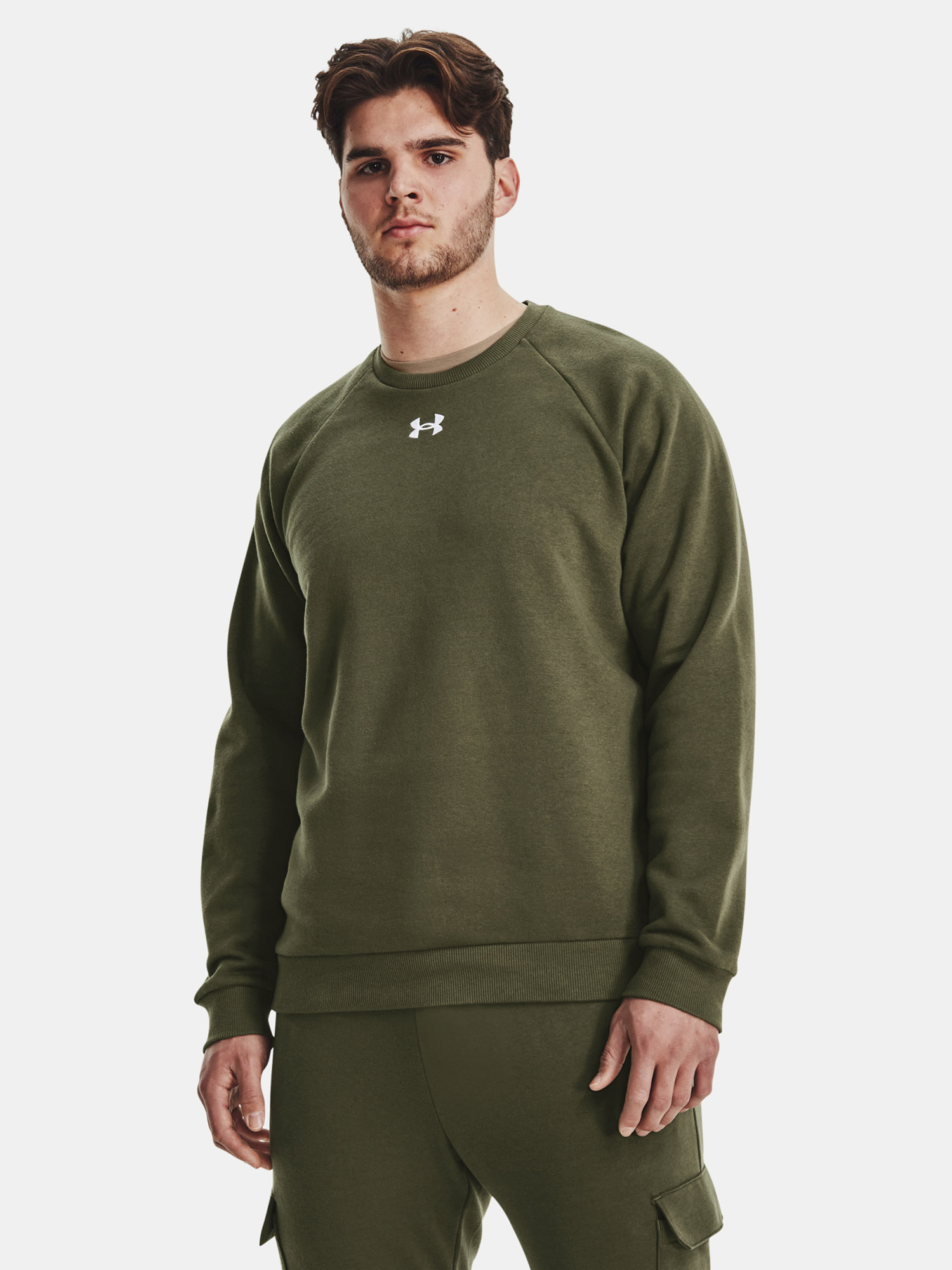 Under Armour Férfi Pulóver UA Rival Fleece Crew