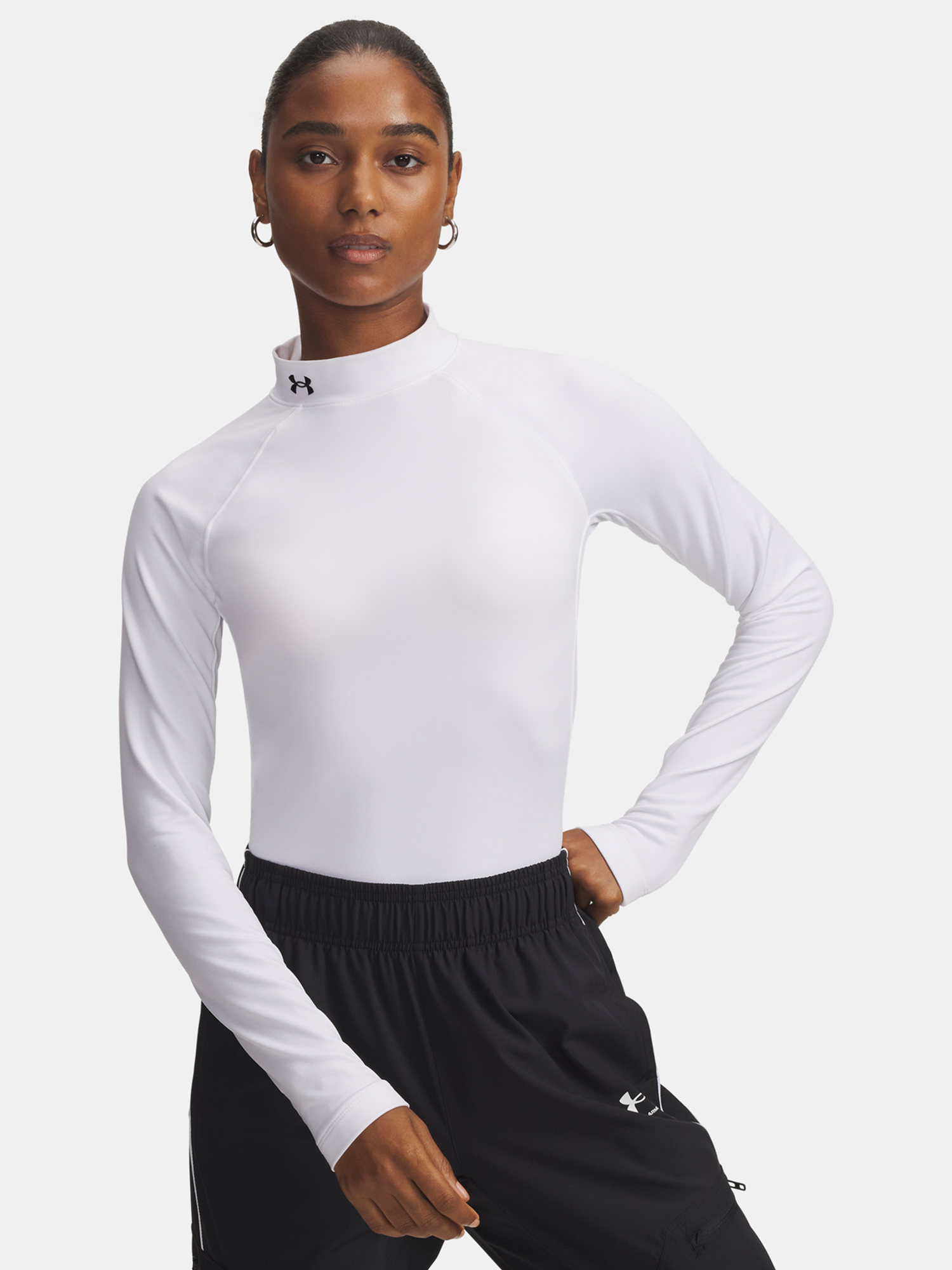 Under Armour Női Hosszú Ujjú Edzőpóló UA CG Authentics Mockneck