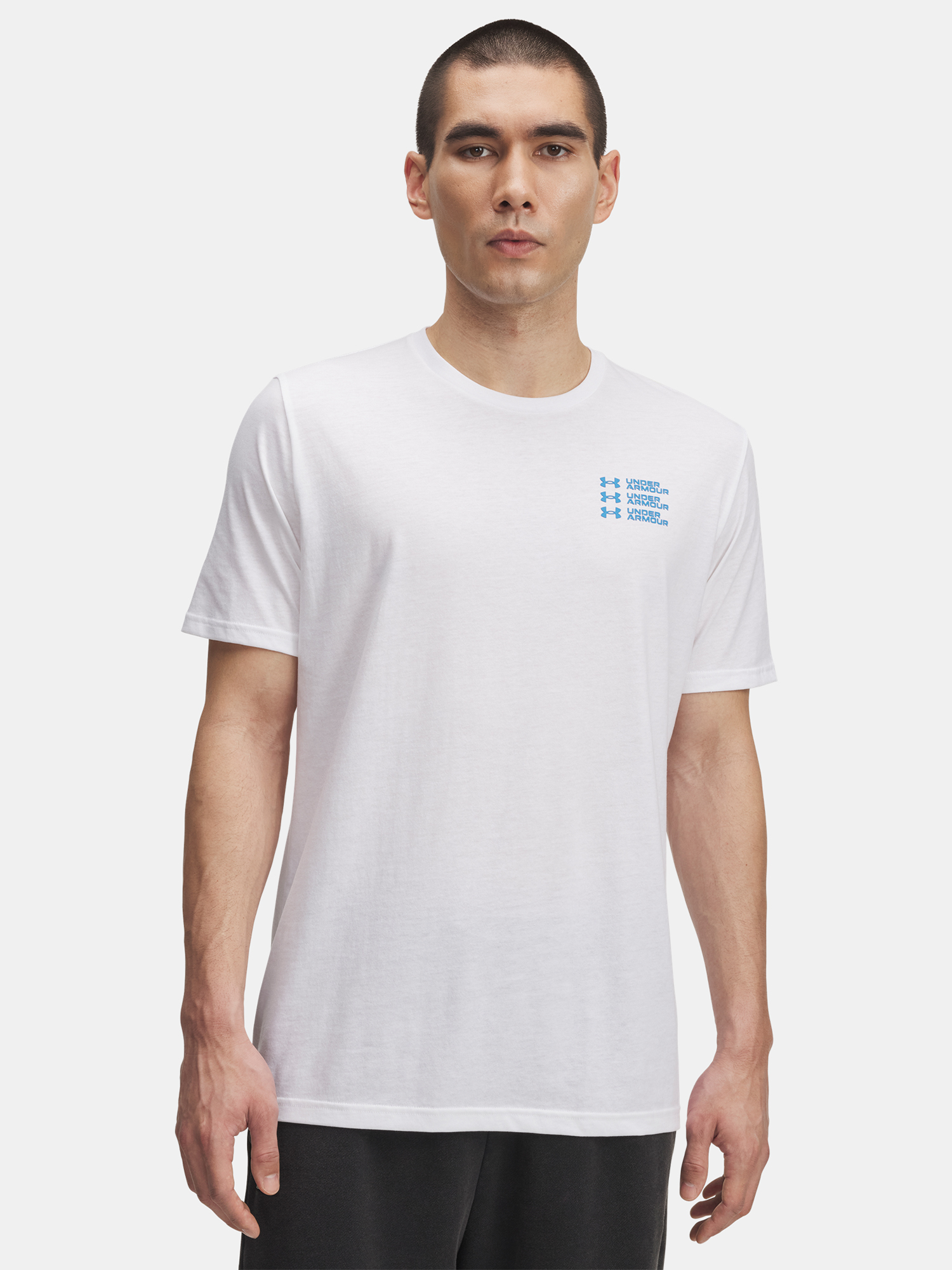 Under Armour Férfi Póló UA TRIPLE STACK LC LOGO SS