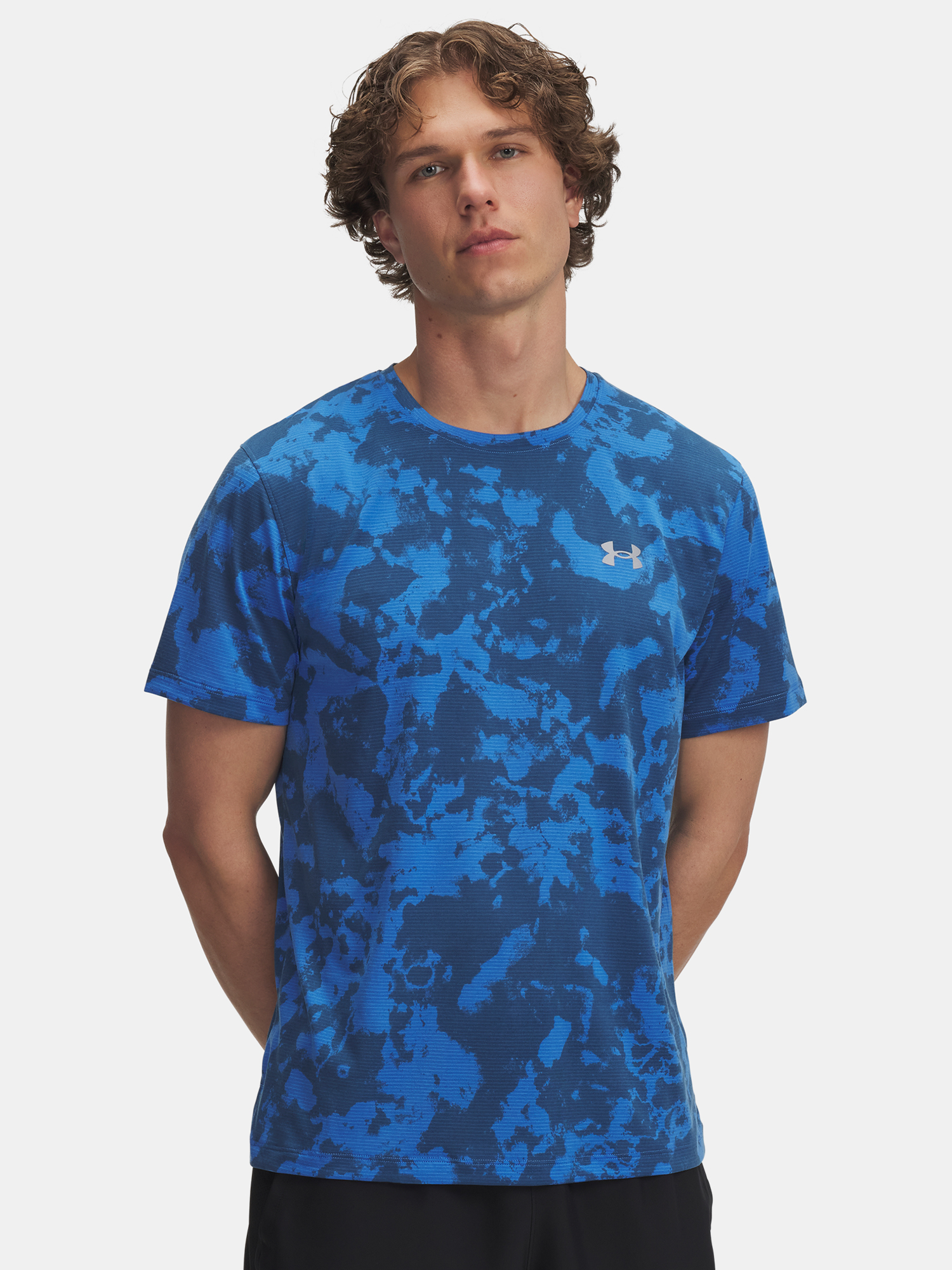 Under Armour Férfi Futópóló UA Launch Printed SS