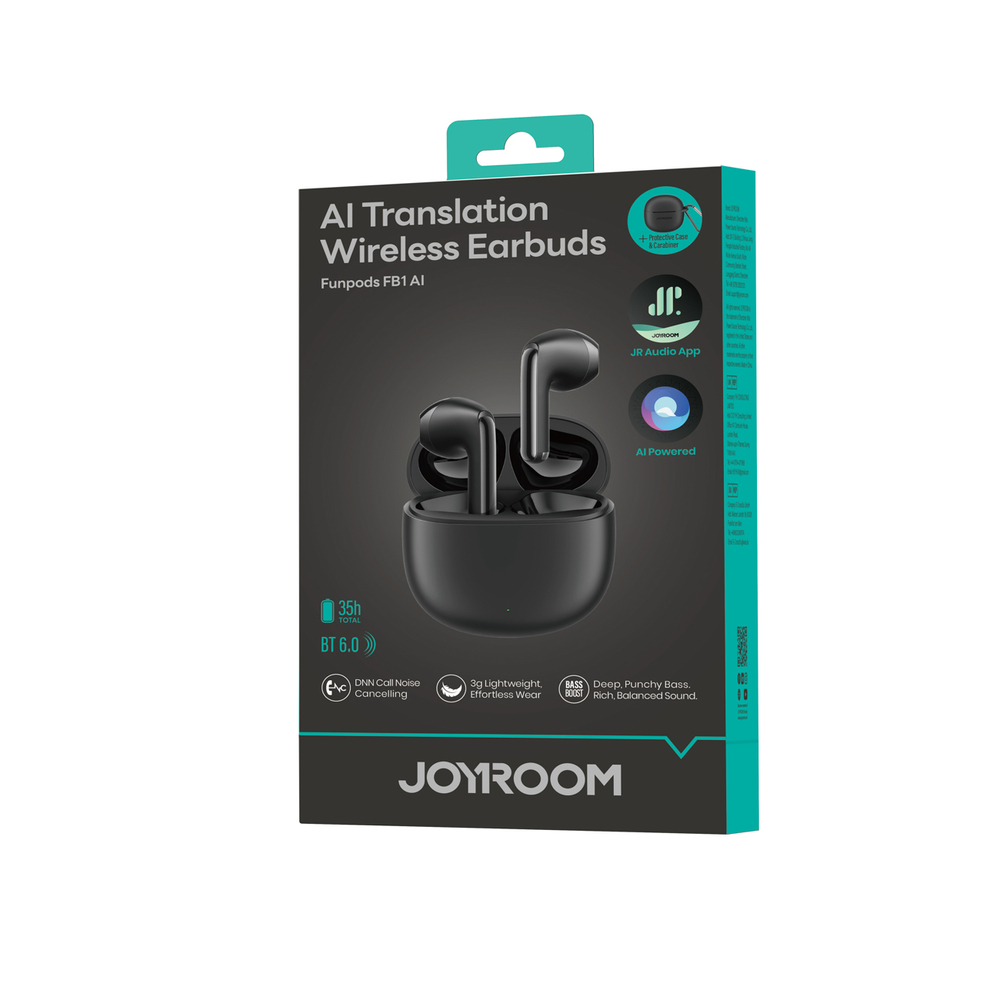Joyroom FunPods JR-FB1 TWS vezeték nélküli Bluetooth fülhallgató, mély basszus, érintésvezérlés, kényelmes kialakítás – 19. kép