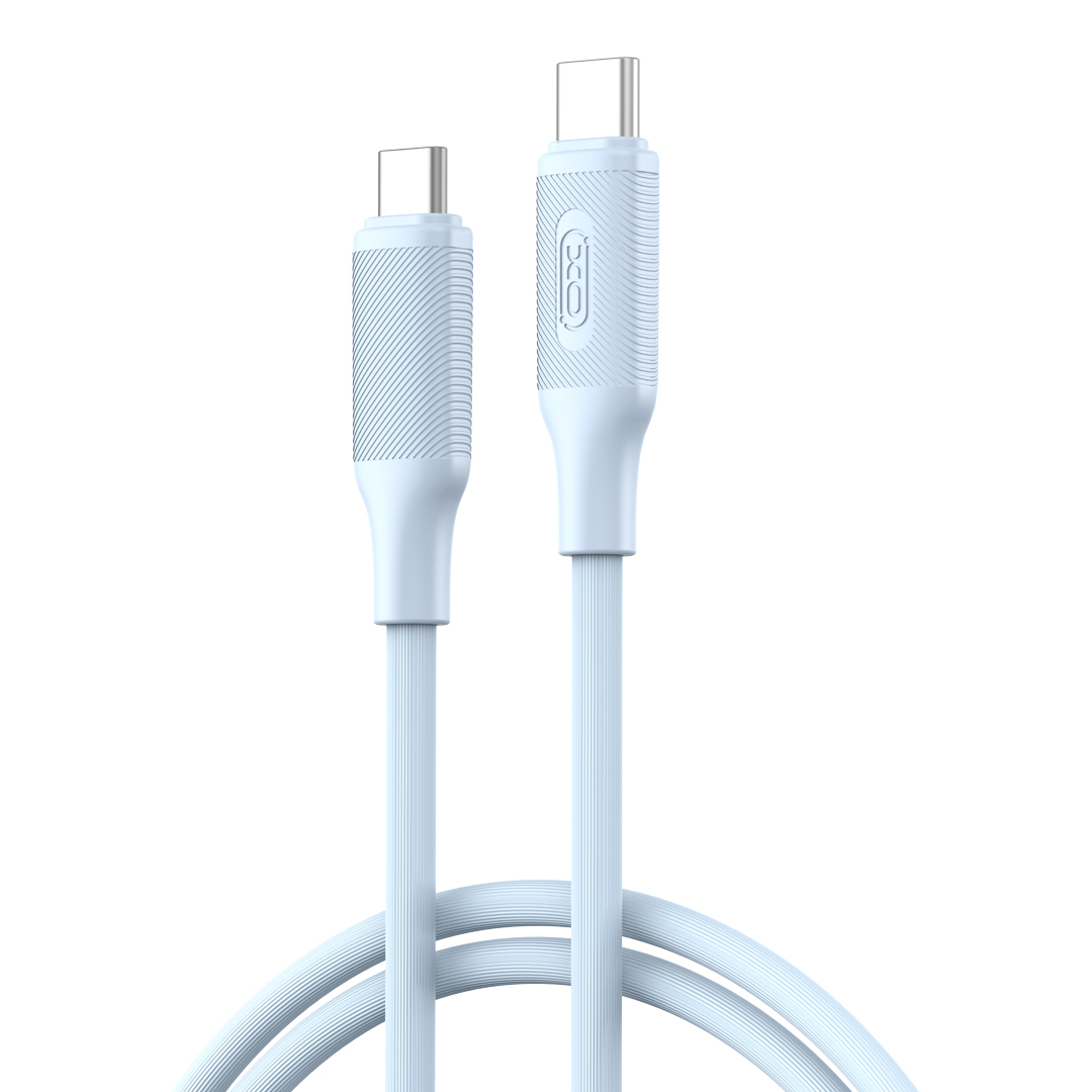 XO NB-Q265B USB-C – USB-C kábel – 60W gyorstöltés, 1 m