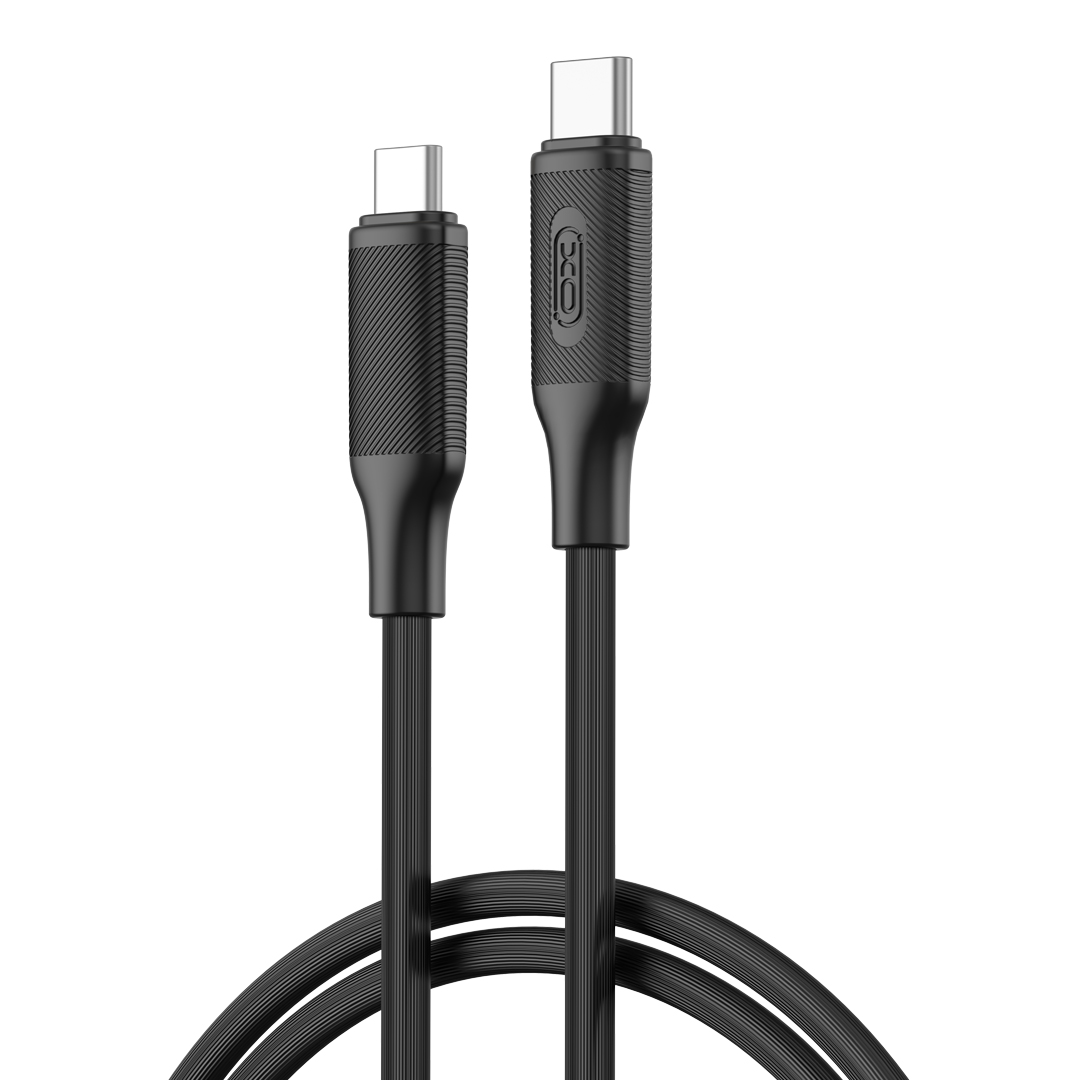 XO NB-Q265B USB-C – USB-C kábel – 60W gyorstöltés, 1 m