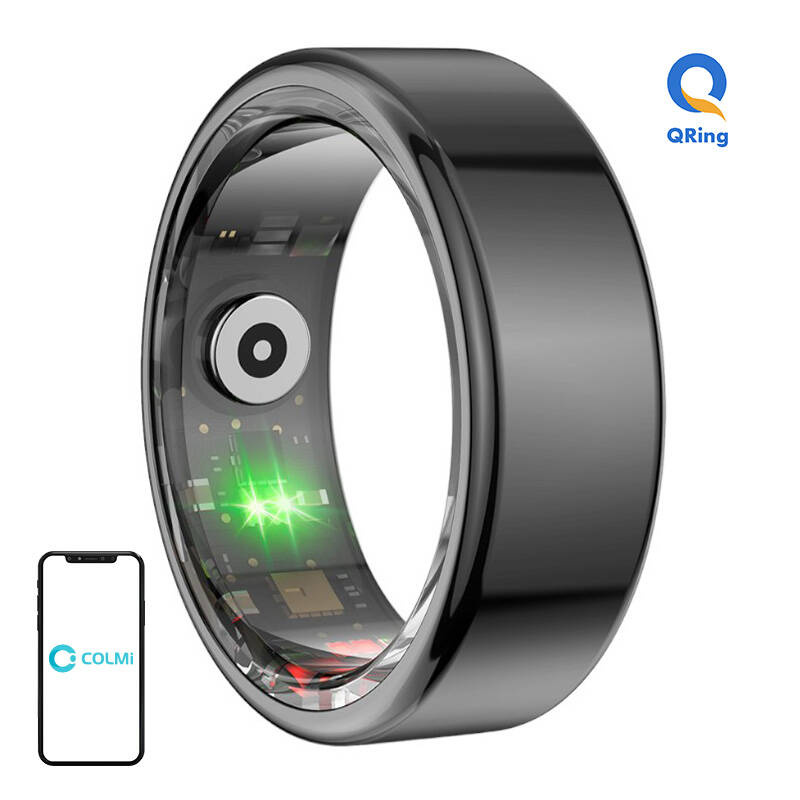 Colmi R02 Smart Ring – Elegáns, diszkrét és megbízható egészségfigyelés Fekete 