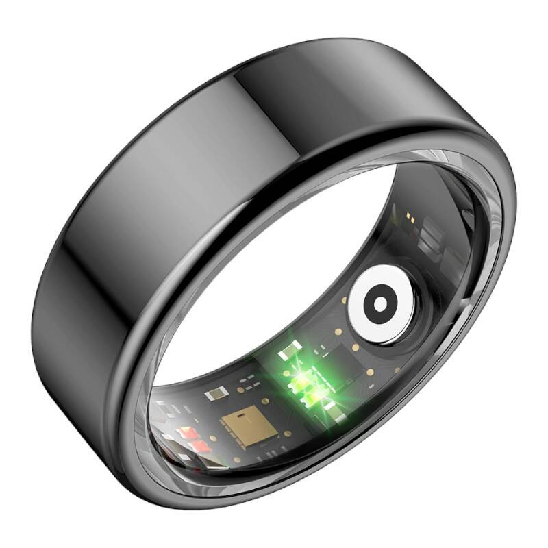 Colmi R02 Smart Ring – Elegáns, diszkrét és megbízható egészségfigyelés Fekete – 2. kép