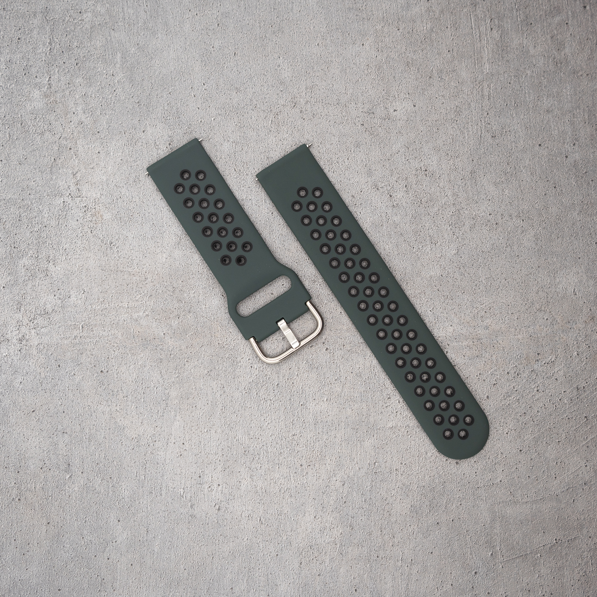 Szilikon Sport Okosóra Szíj – Perforált, 22 mm