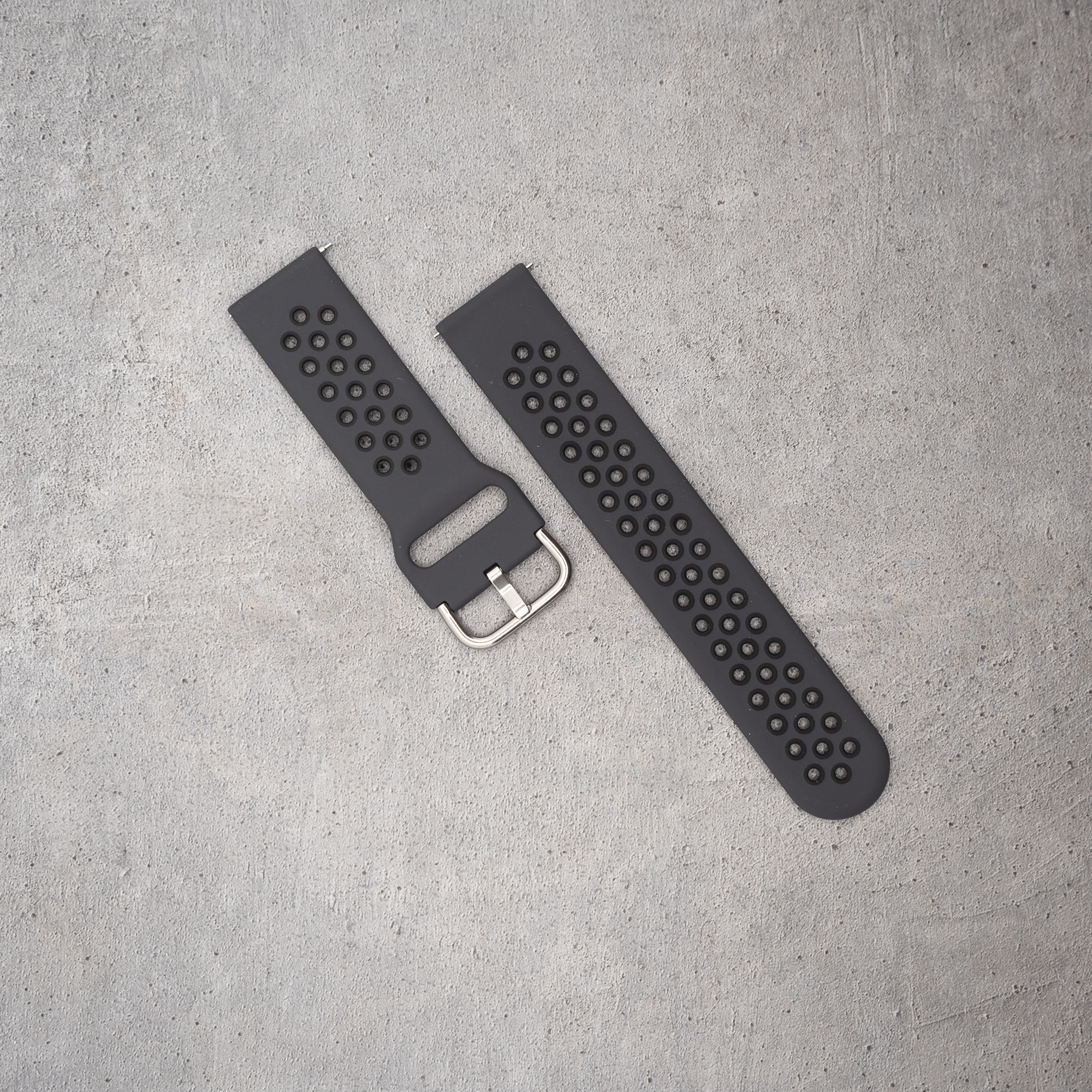 Szilikon Sport Okosóra Szíj – Perforált, 20 mm