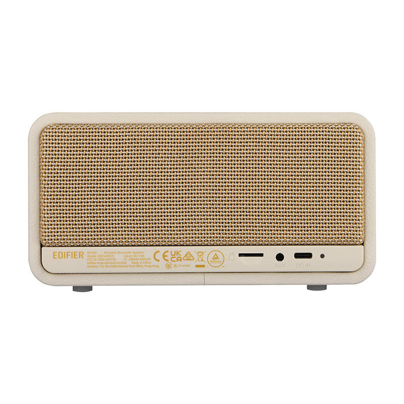 Edifier MP230 Bluetooth hangszóró – Retro fa dizájn, 20W prémium sztereó hangzás, DSP technológia, 9 órás üzemidő – 5. kép