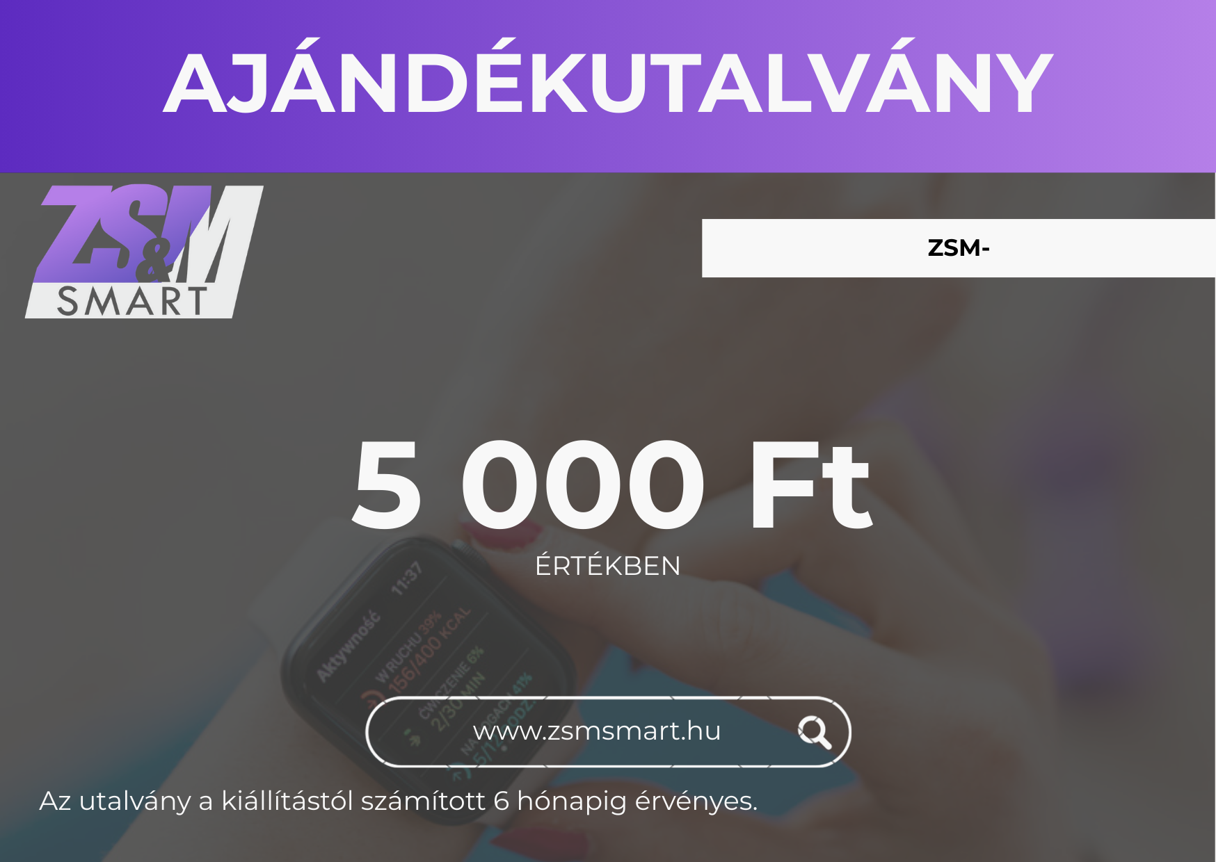 ZSM Smart Ajándékkártya