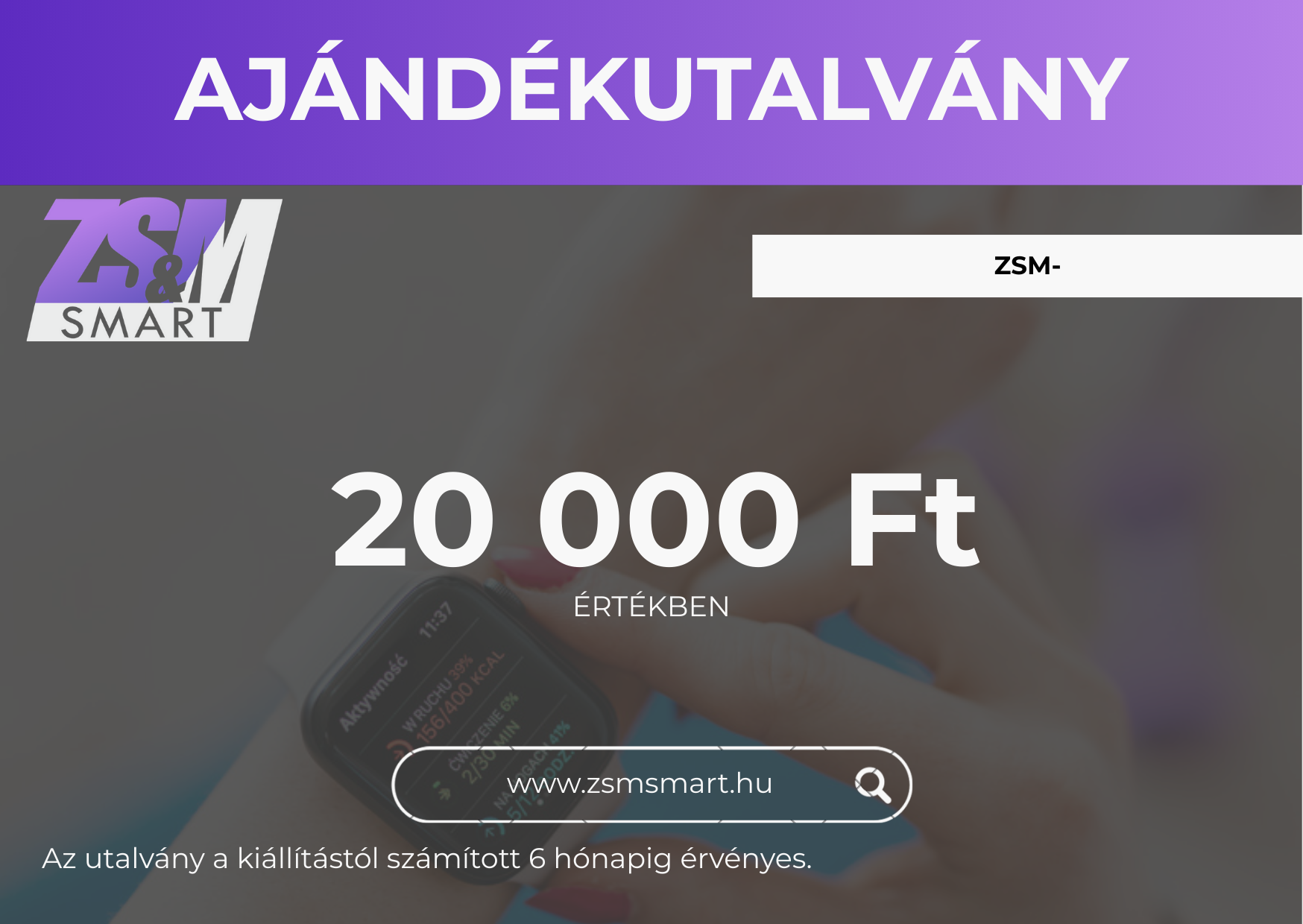ZSM Smart Ajándékkártya