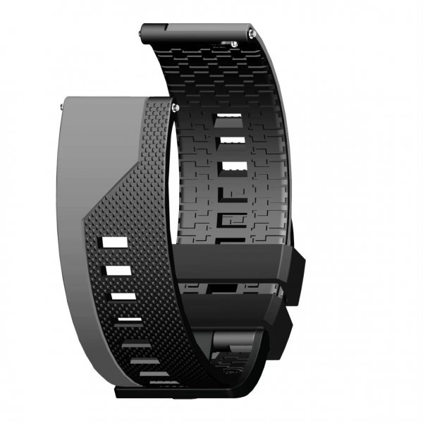 Kétszínű Sport 22mm-es Szilikon Okosóra Szíj
