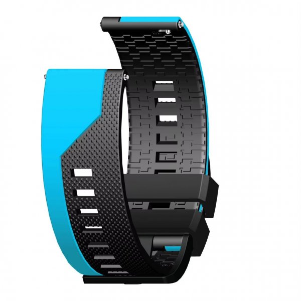 Kétszínű Sport 22mm-es Szilikon Okosóra Szíj